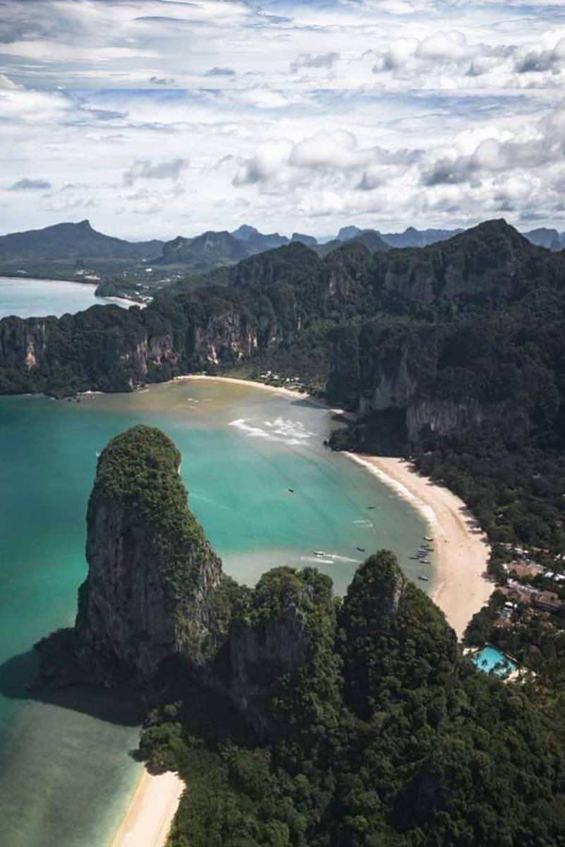 AERIAL VIEW OF PHANG-NGA Thailand