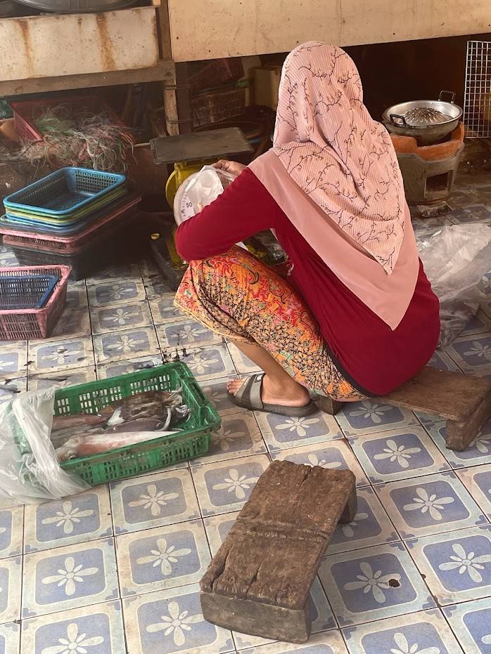 Buying fish at the fisherman's village, Koh Yao Yai