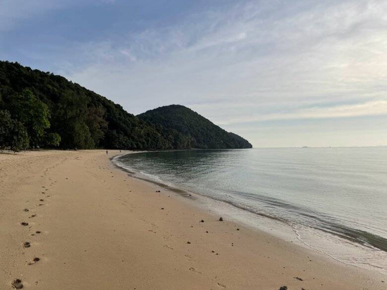 The beach of Khlong Son Bay Koh Yao Yai Thailand