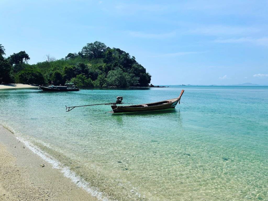 Long-tail boat on Koh Yao Yai, Phang Nga Bay