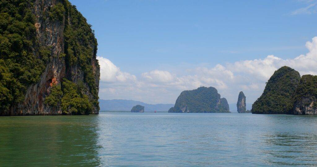 Limestone islands of Phang Nga Bay, seen on day trips from Koh Yao Yai