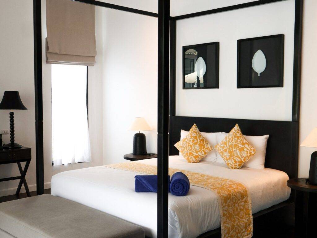 Deluxe King Room Pool Access with four-poster king bed, Yao Bada Badoo, Koh Yao Yai